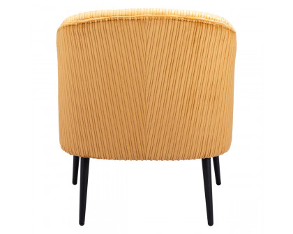 ZUO™ Ranier Accent Chair - Yellow/Matte Black