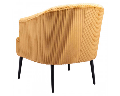 ZUO™ Ranier Accent Chair - Yellow/Matte Black