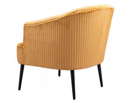 ZUO™ Ranier Accent Chair - Yellow/Matte Black