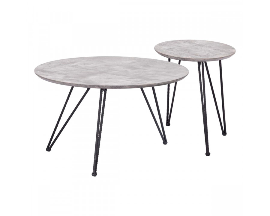 ZUO - Kerris Coffee Table Set in Gray