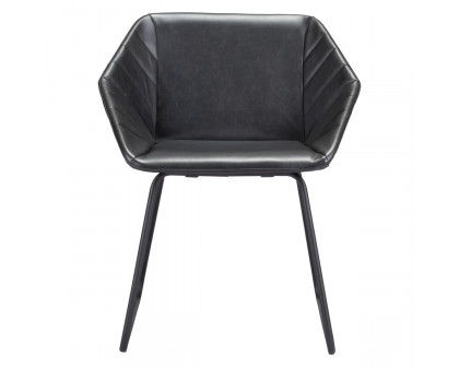 ZUO Miguel Dining Chair - Black/Matte Black