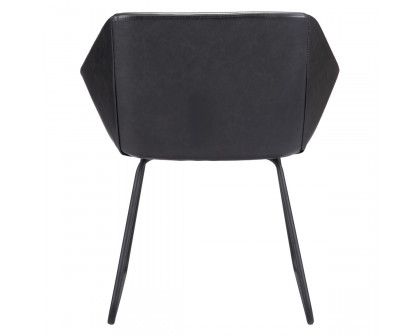 ZUO Miguel Dining Chair - Black/Matte Black