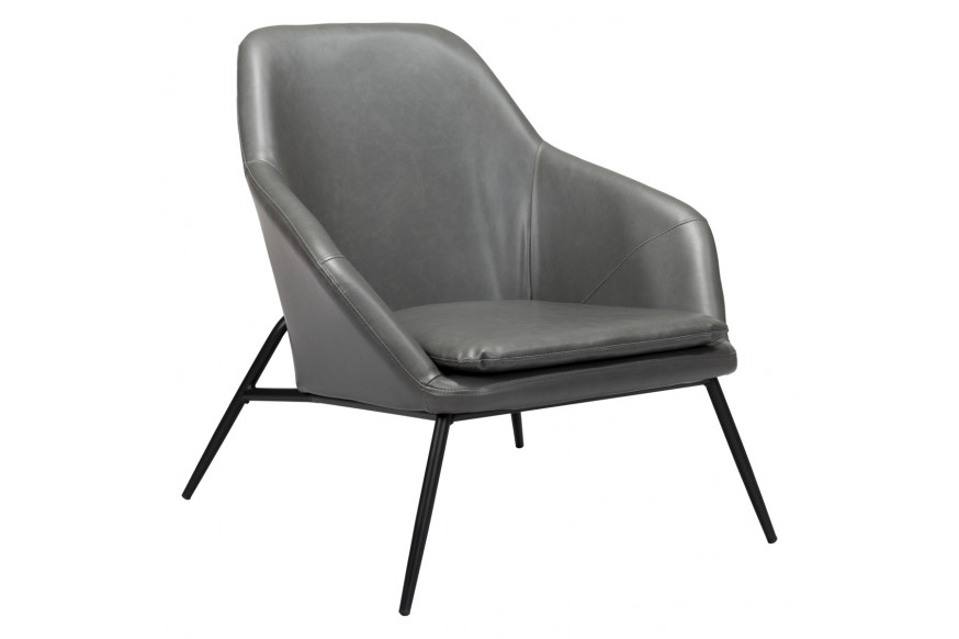 ZUO™ Manuel Accent Chair - Gray/Matte Black