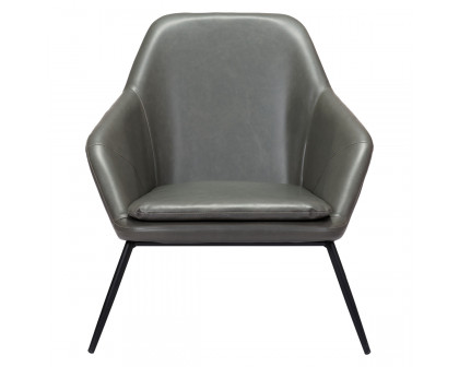 ZUO™ Manuel Accent Chair - Gray/Matte Black