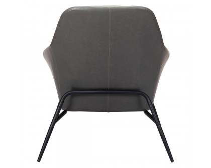 ZUO™ Manuel Accent Chair - Gray/Matte Black