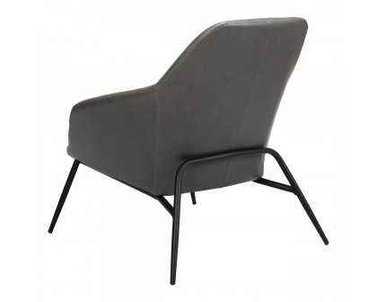 ZUO™ Manuel Accent Chair - Gray/Matte Black