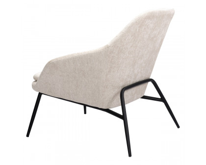 ZUO™ Manuel Accent Chair - Beige/Matte Black