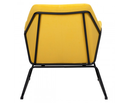 ZUO™ Jose Accent Chair - Yellow/Matte Black