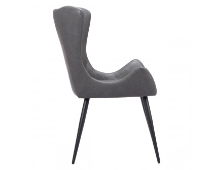 ZUO™ Alejandro Dining Chair - Vintage Black/Matte Black