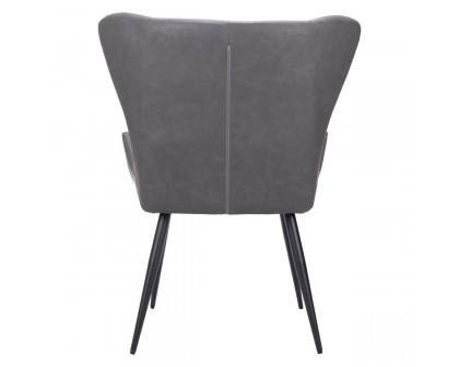 ZUO™ Alejandro Dining Chair - Vintage Black/Matte Black