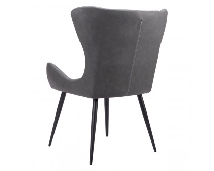 ZUO™ Alejandro Dining Chair - Vintage Black/Matte Black