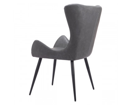 ZUO™ Alejandro Dining Chair - Vintage Black/Matte Black