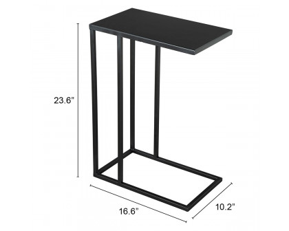 ZUO Atom Side Table - Black