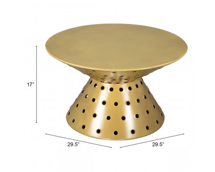 ZUO - Electron Coffee Table in Gold