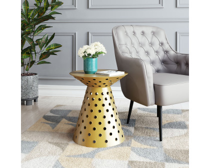 ZUO - Proton Side Table in Gold