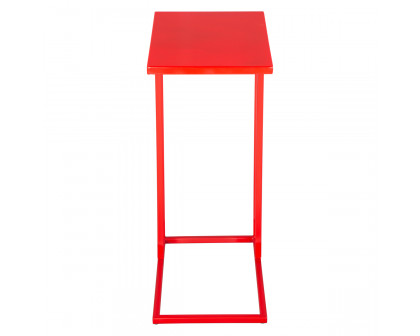 ZUO Atom Side Table - Red