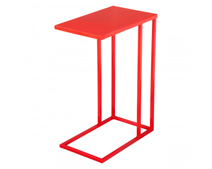 ZUO Atom Side Table - Red