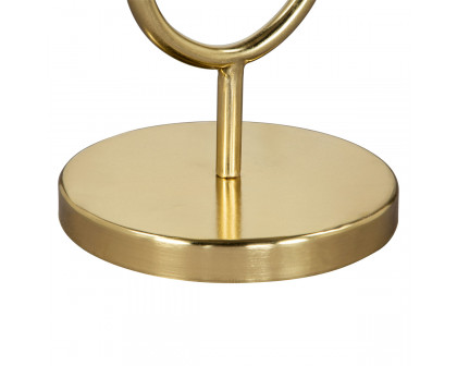 ZUO - Marc Side Table in White/Gold