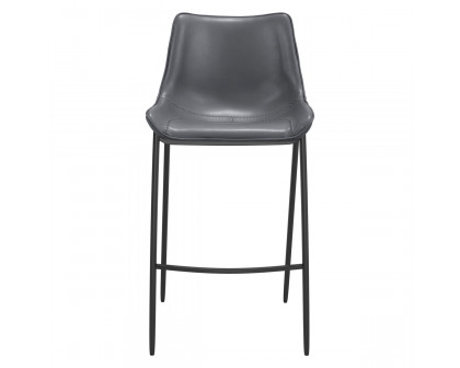 ZUO - Magnus Bar Chair in Dark Gray/Black