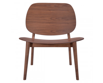 ZUO™ Priest Lounge Chair - Walnut