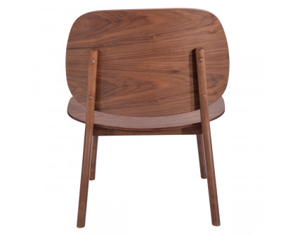 ZUO™ Priest Lounge Chair - Walnut