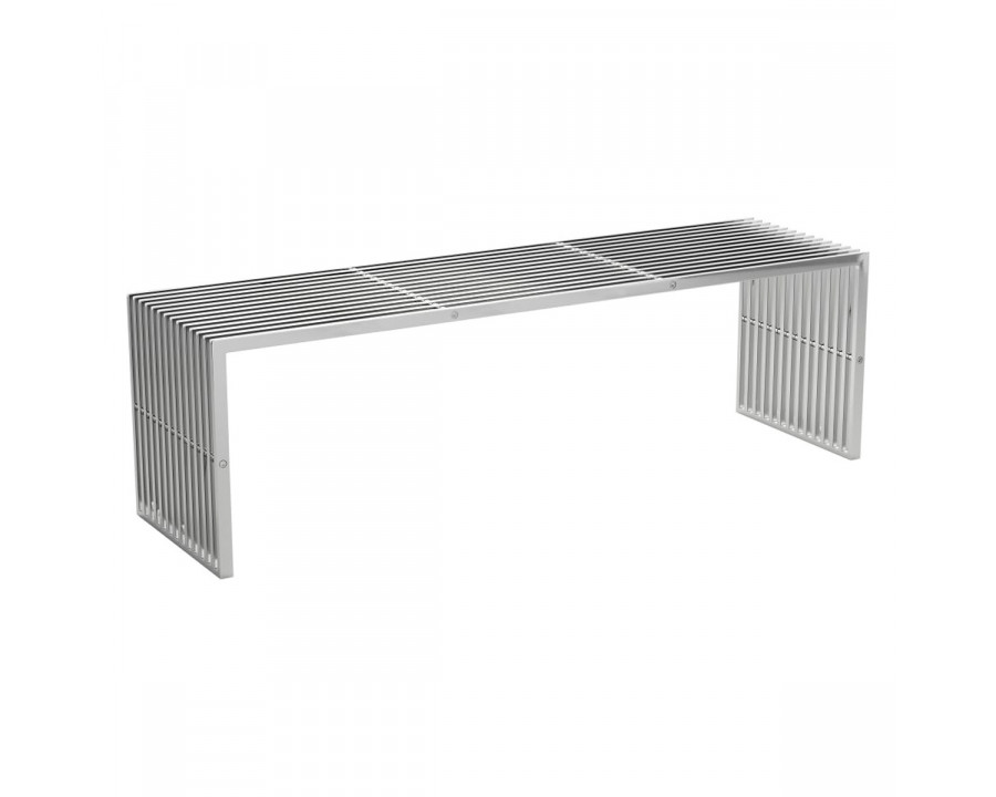 ZUO - Tania Bench in Silver