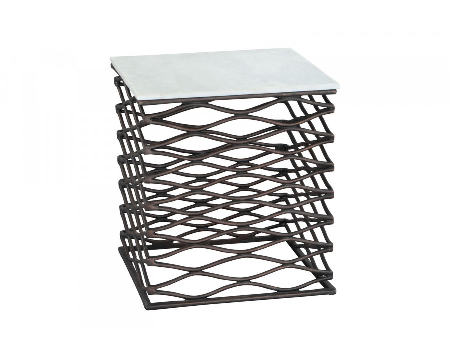 ZUO Duke Side Table - White