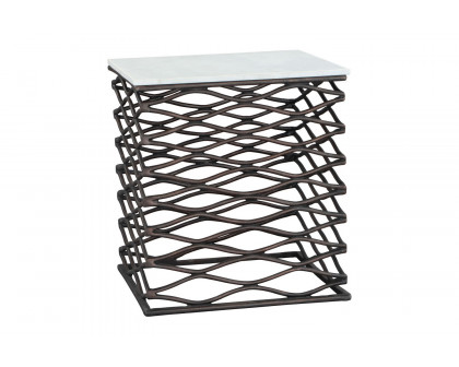 ZUO Duke Side Table - White