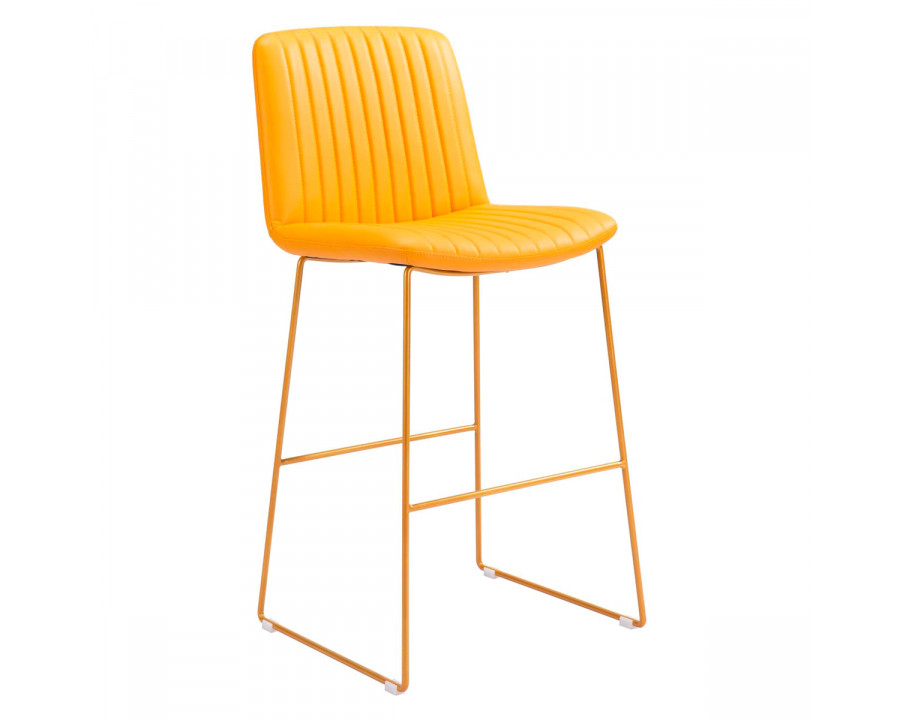 ZUO Mode Bar Chair - Yellow