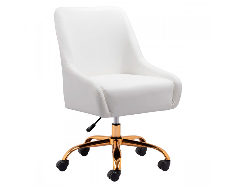 ZUO Madelaine Office Chair - White