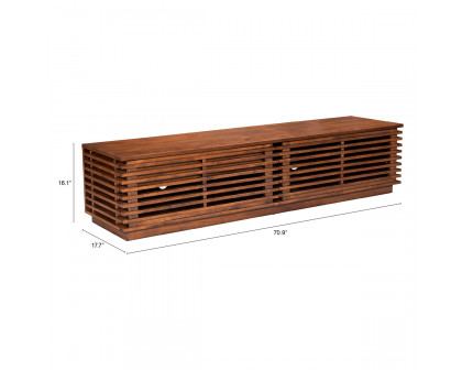 ZUO Linea Wide Entertainment Sd - Walnut