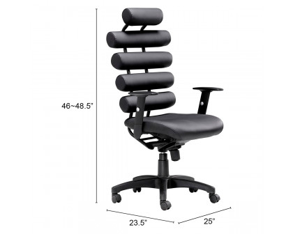 ZUO Unico Office Chair - Black