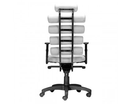 ZUO Unico Office Chair - White/Black