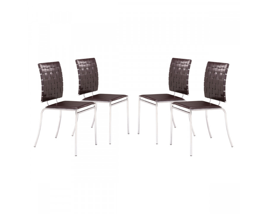 ZUO - Criss Cross Dining Chair (Set Of 4)