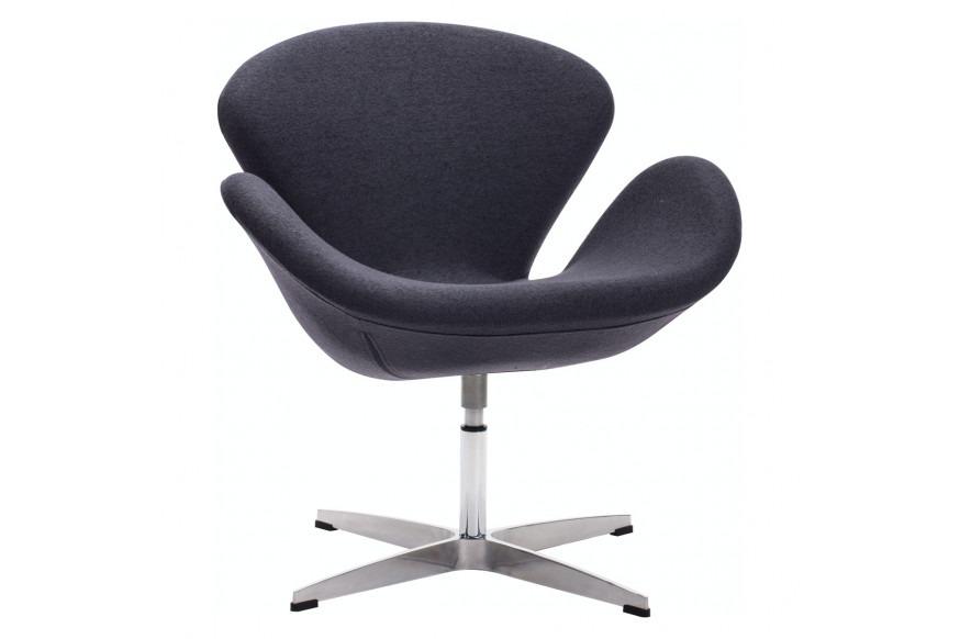 ZUO™ Pori Occasional Chair - Gray/Silver