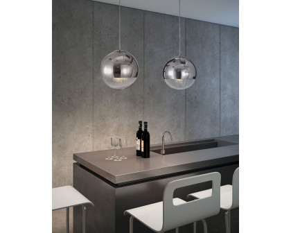 ZUO - Kinetic Ceiling Lamp in Chrome