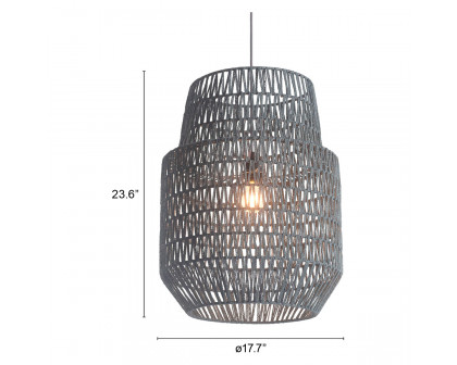 ZUO - Daydream Ceiling Lamp in Gray