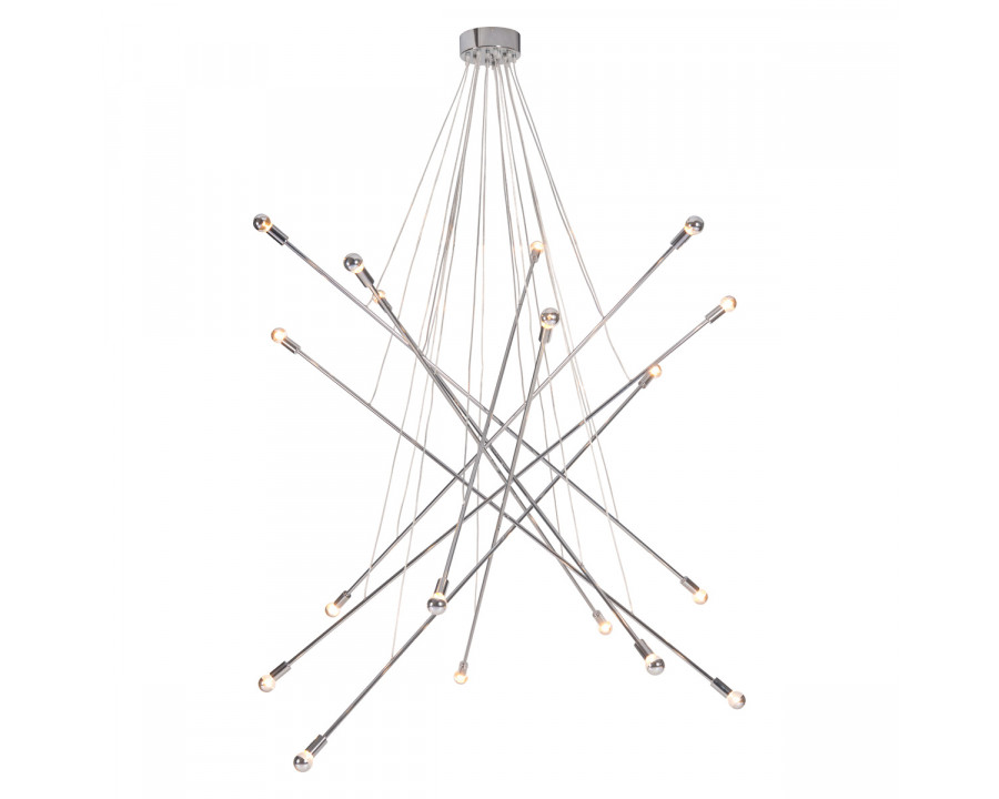 ZUO - Belief Ceiling Lamp in Chrome