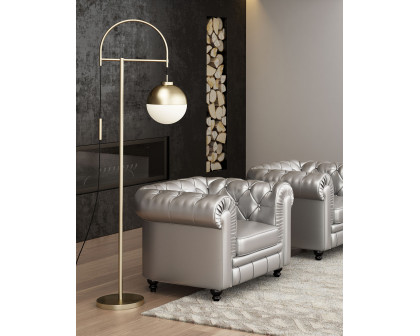 ZUO - Waterloo Floor Lamp in Bronze