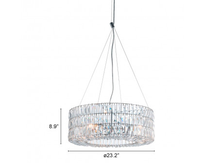 ZUO - Jena Ceiling Lamp in Chrome