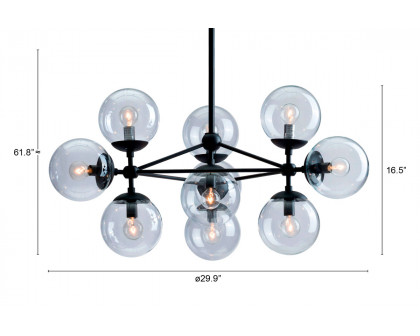 ZUO - Belfast Ceiling Lamp in Black