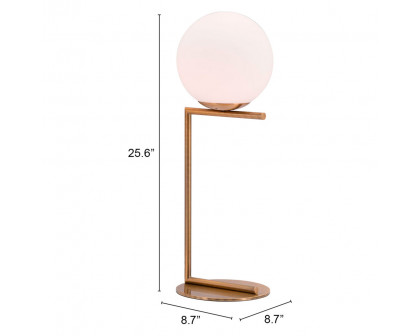 ZUO™ Belair Table Lamp - Brass