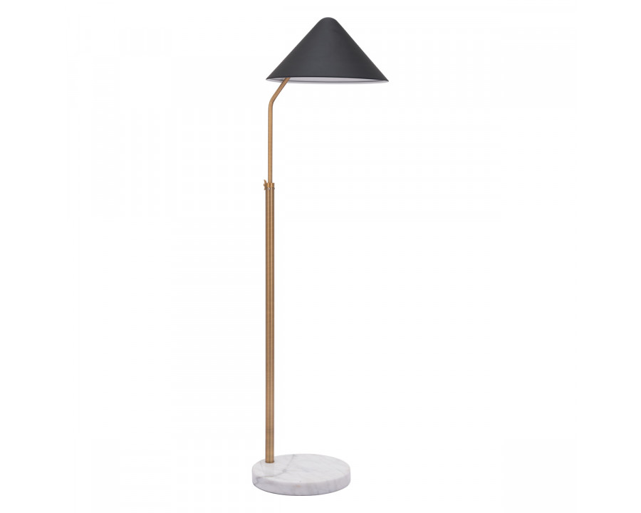 ZUO - Pike Floor Lamp in Black