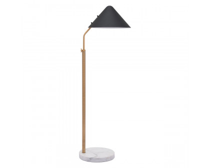 ZUO - Pike Floor Lamp in Black