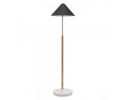 ZUO - Pike Floor Lamp in Black