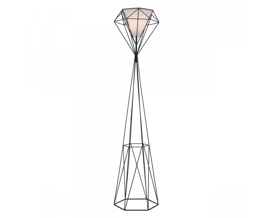 ZUO - Delancey Floor Lamp in Black