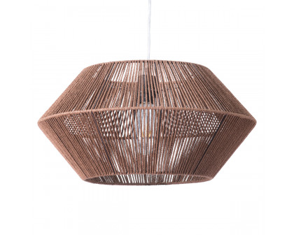 ZUO - Kendrick Ceiling Lamp in Brown