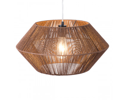 ZUO - Kendrick Ceiling Lamp in Brown