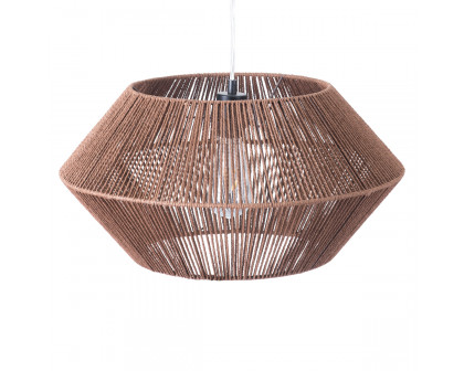 ZUO - Kendrick Ceiling Lamp in Brown