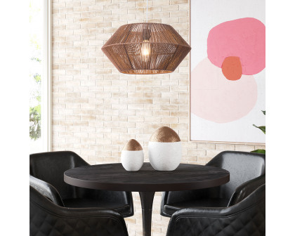 ZUO - Kendrick Ceiling Lamp in Brown